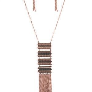 Jewelry - Copper Necklace and Earrings Set